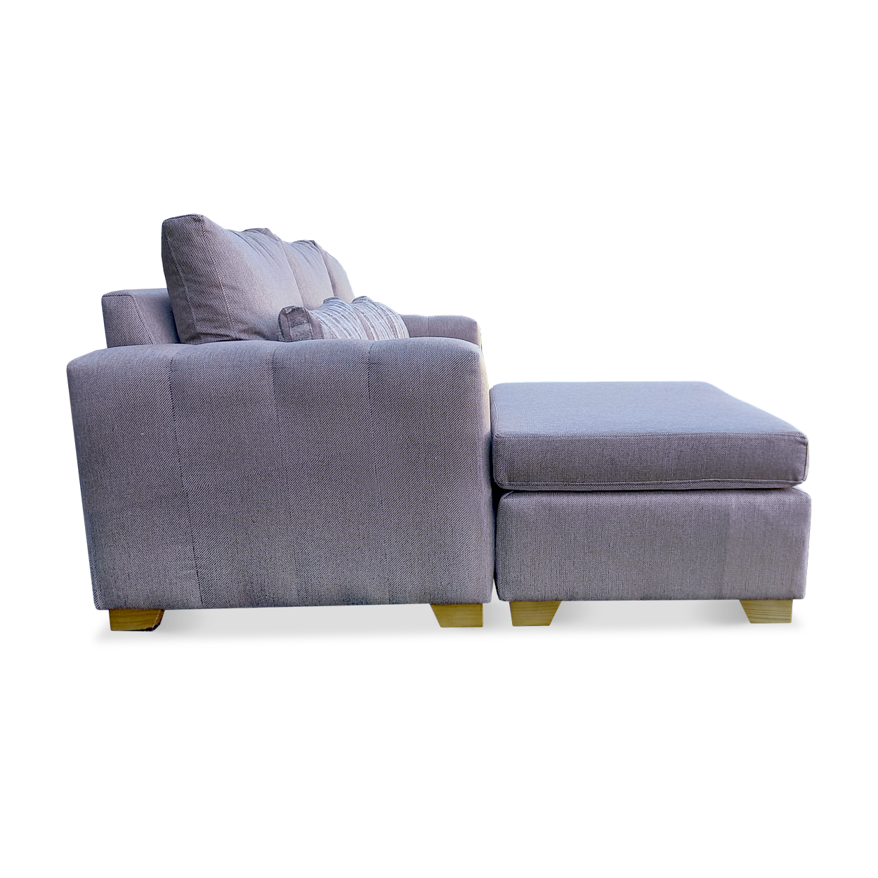 Sofa Texas con doble almohadon 3 cuerpos con alargue